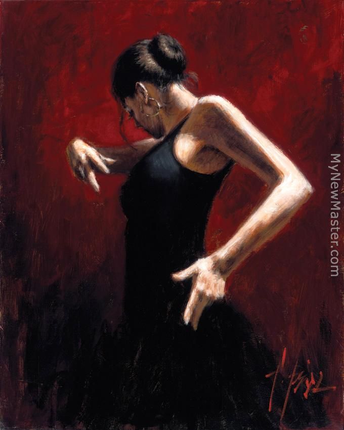 El Baile del Flamenco en Rojo I